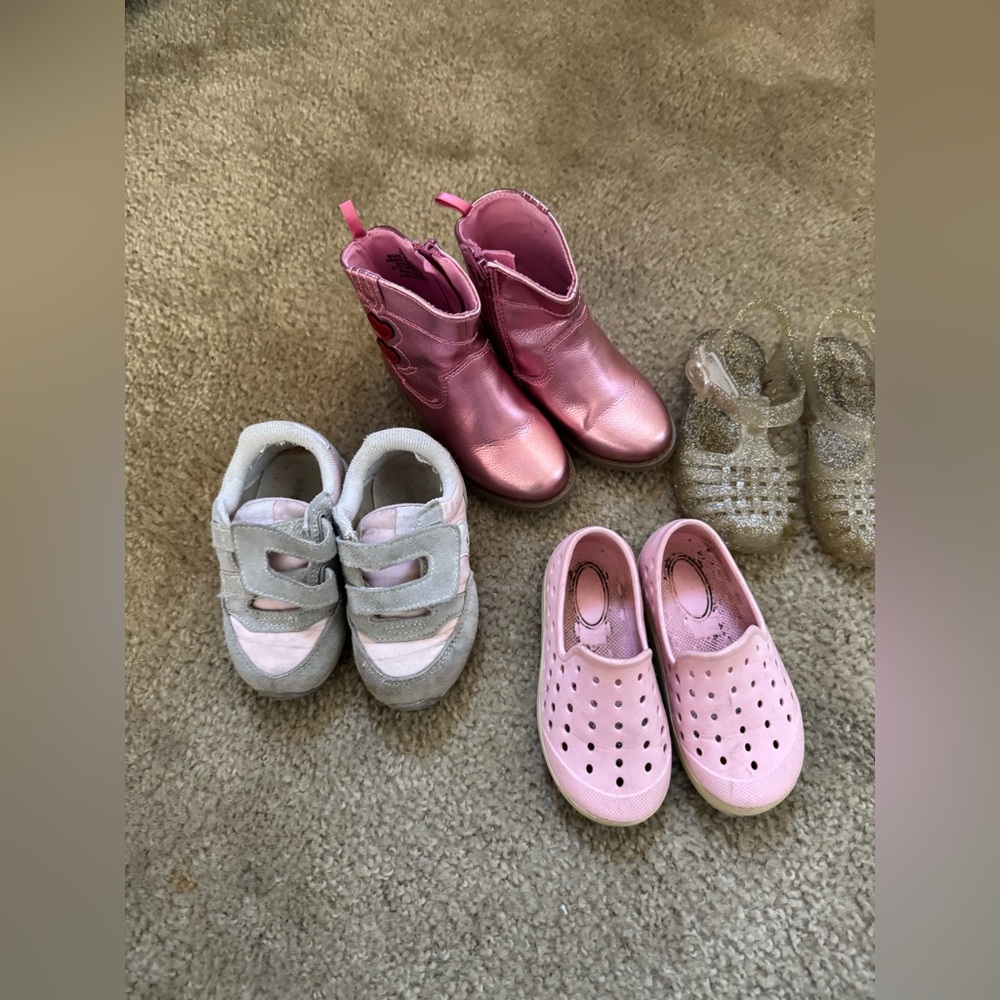 Old Navy Pink and Silver Kids Footwear Collection